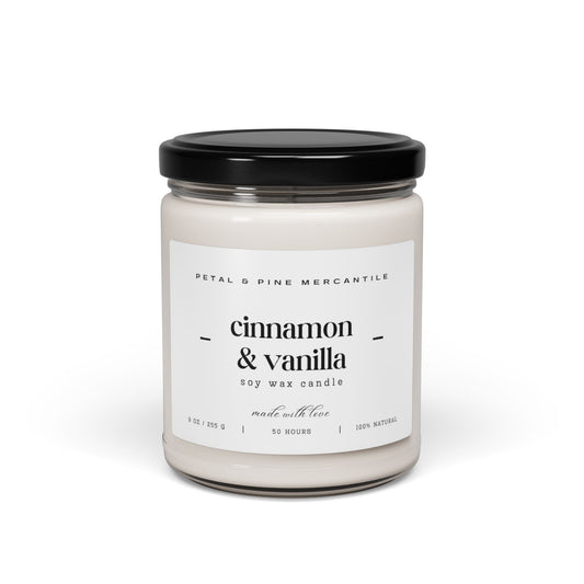 Cinnamon Vanilla Soy Candle