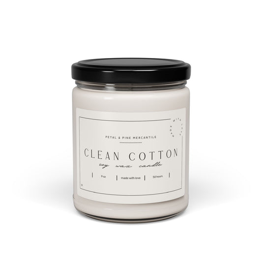 Clean Cotton Soy Candle