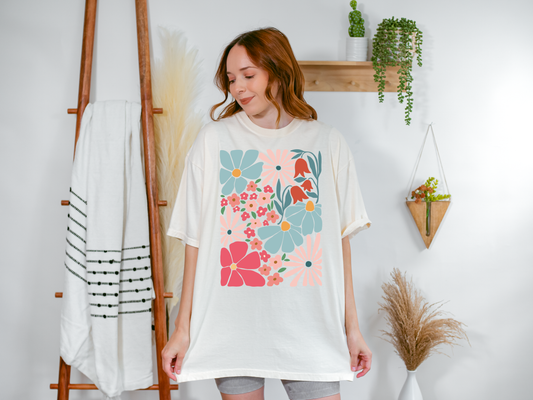 Colorful Floral Tee