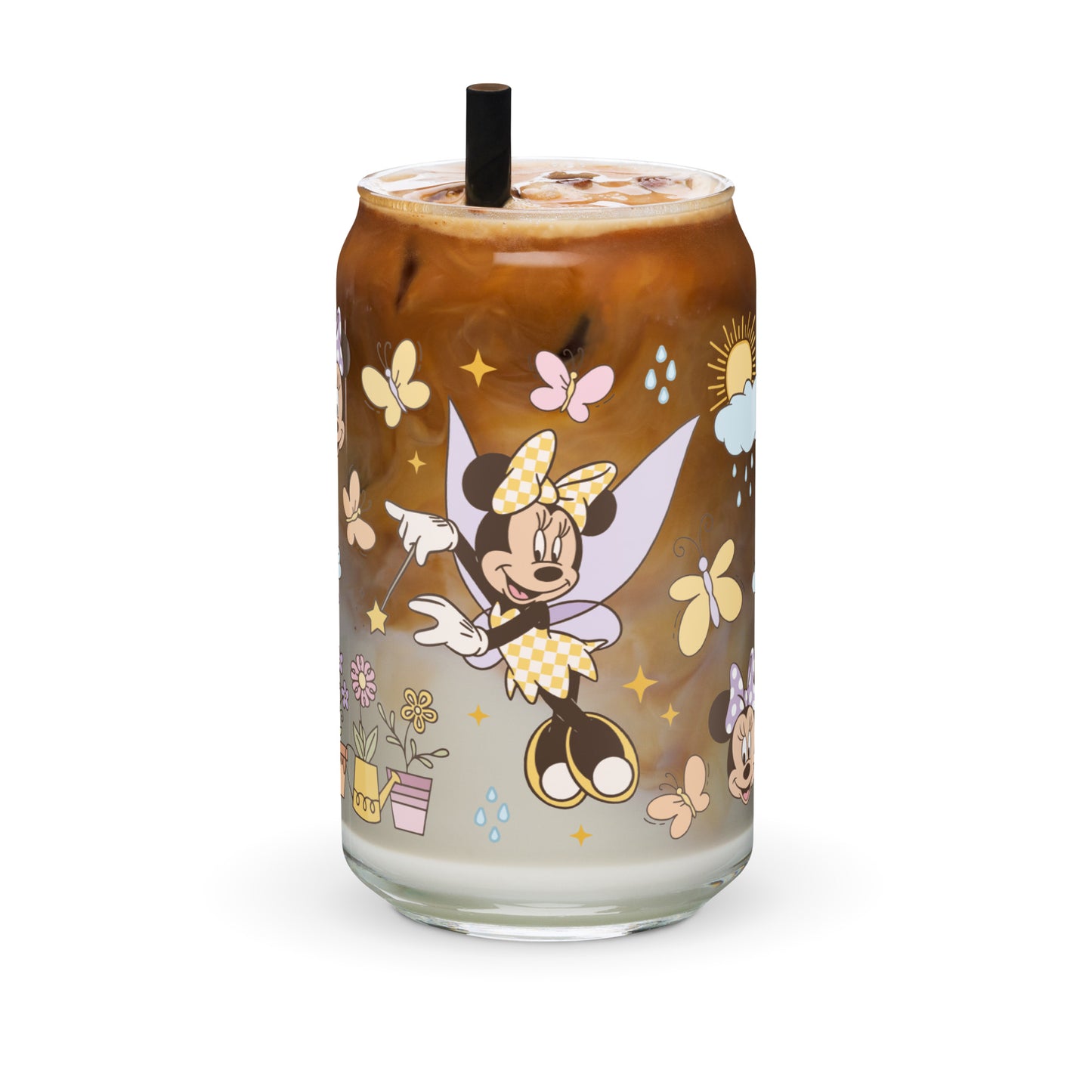 Minnie Mouse - 16oz Can-shaped Glass