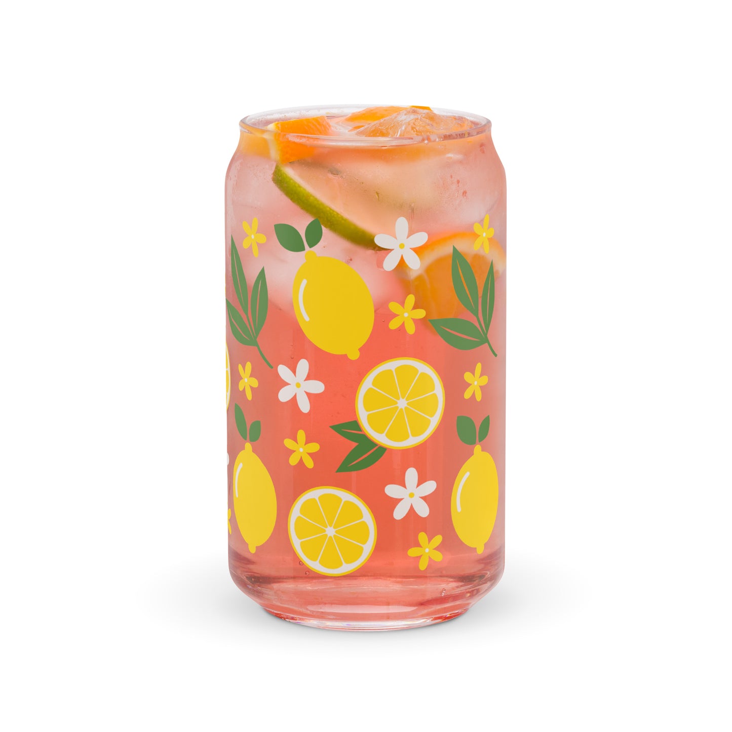 Lemon Lemon - 16oz Can-shaped Glass