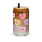 Candy Heart - 16oz Can-shaped Glass