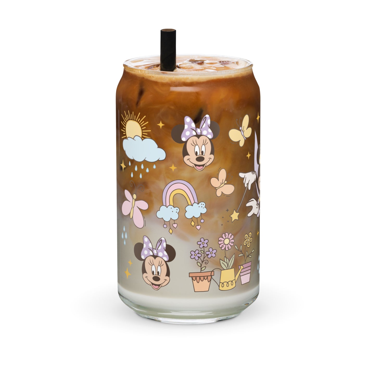 Minnie Mouse - 16oz Can-shaped Glass