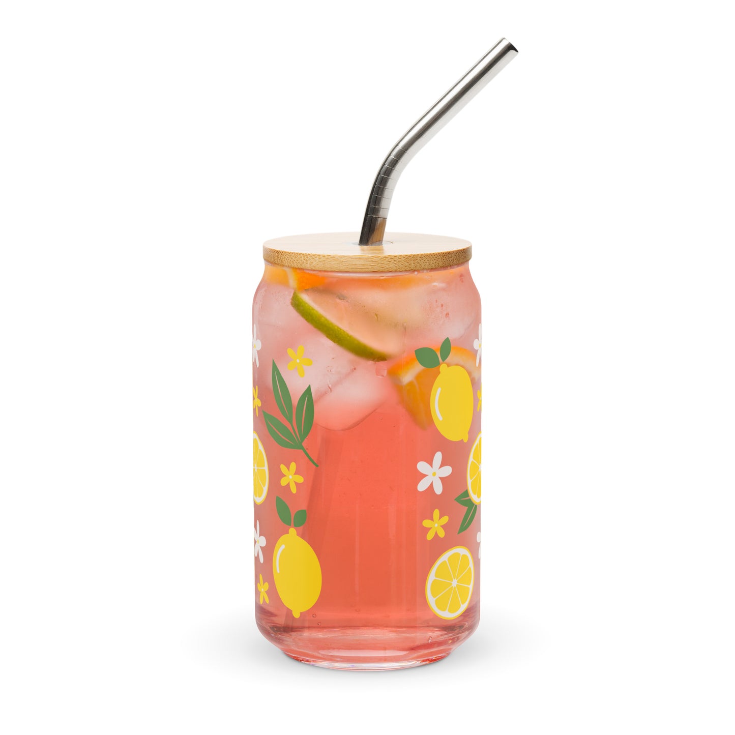 Lemon Lemon - 16oz Can-shaped Glass