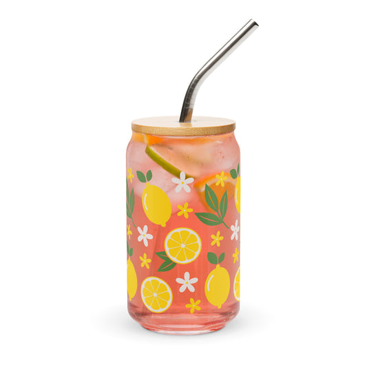 Lemon Lemon - 16oz Can-shaped Glass