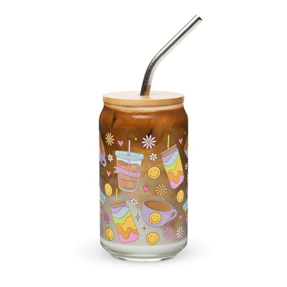 Iced Coffee - 16oz Can-shaped Glass