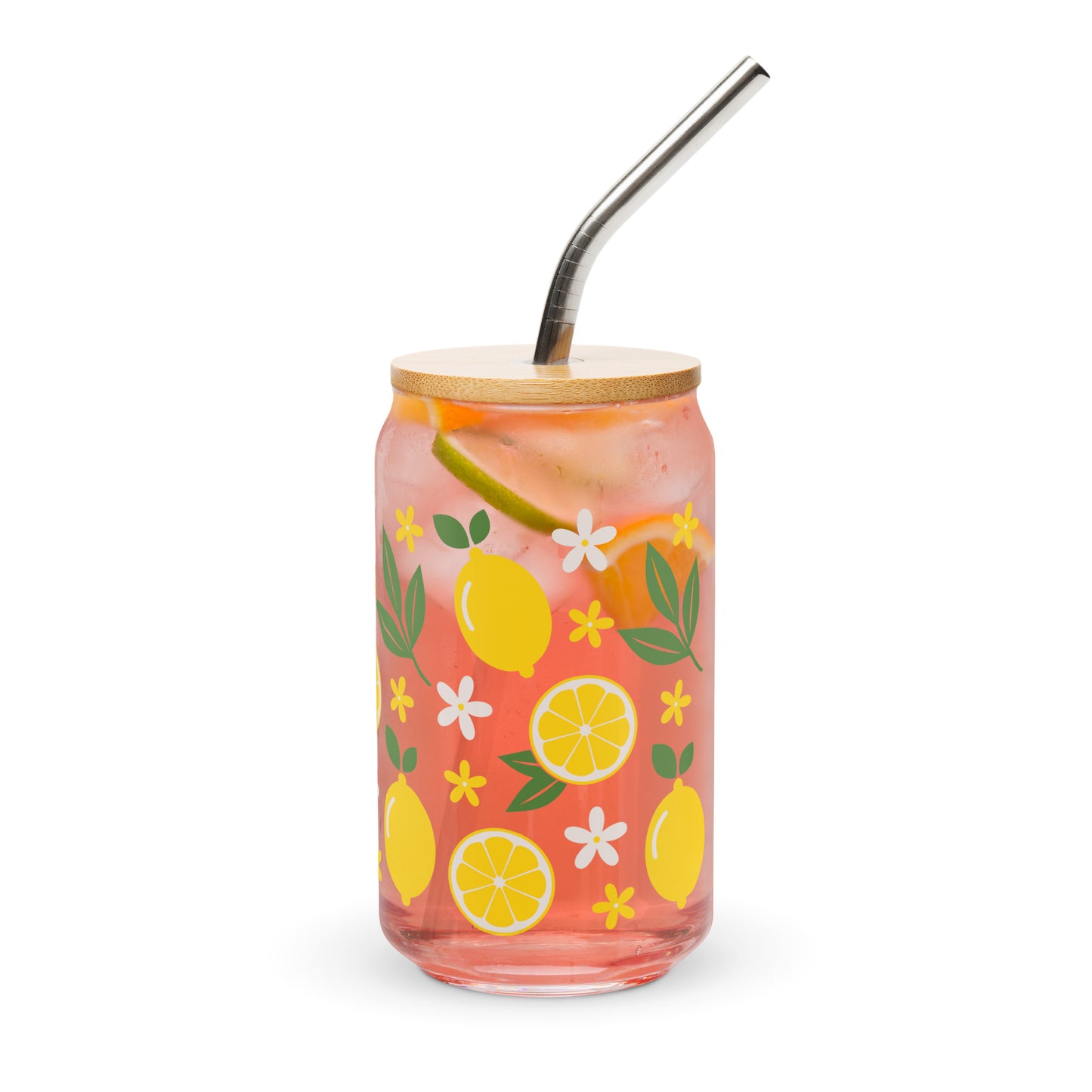 Lemon Lemon - 16oz Can-shaped Glass