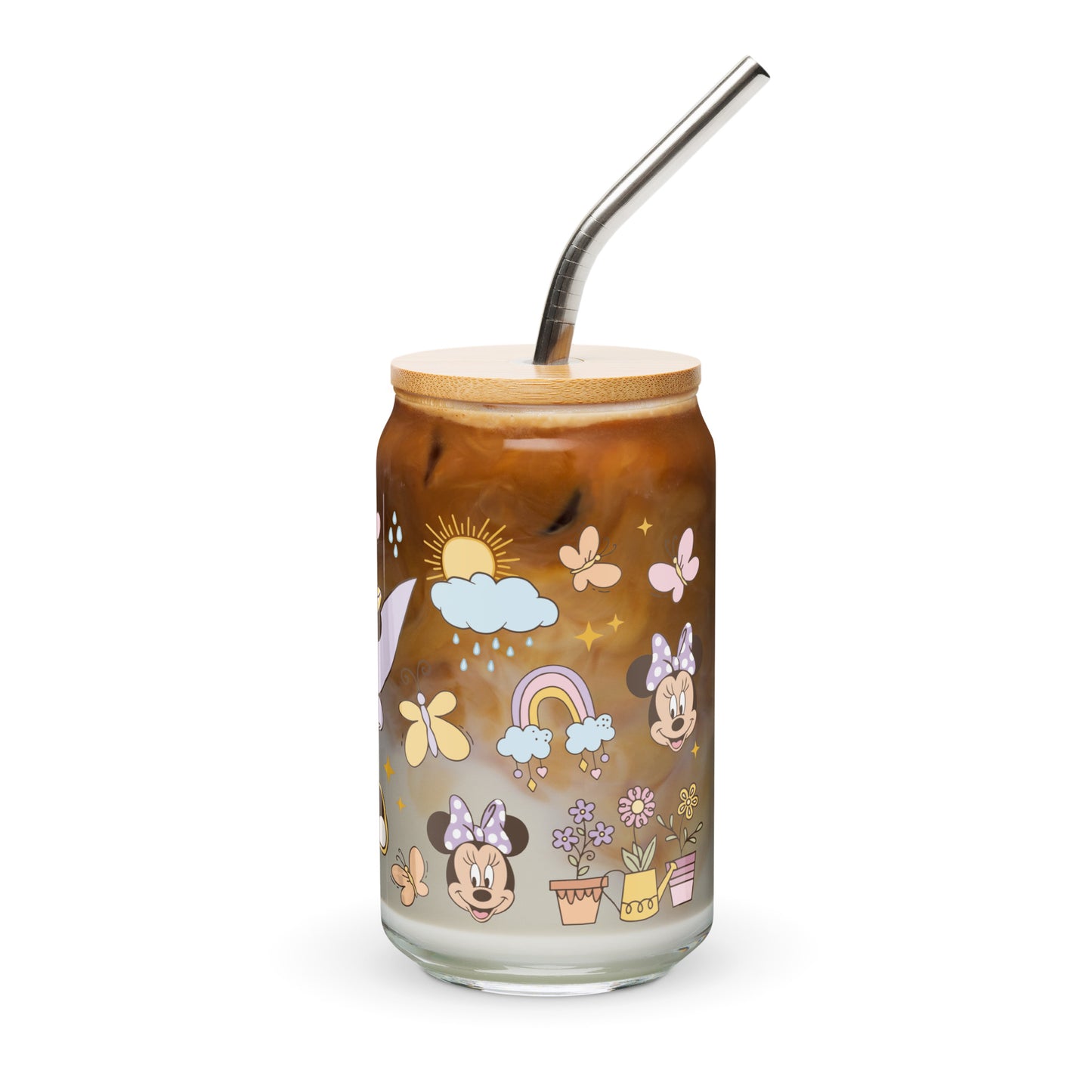 Minnie Mouse - 16oz Can-shaped Glass