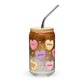 Candy Heart - 16oz Can-shaped Glass