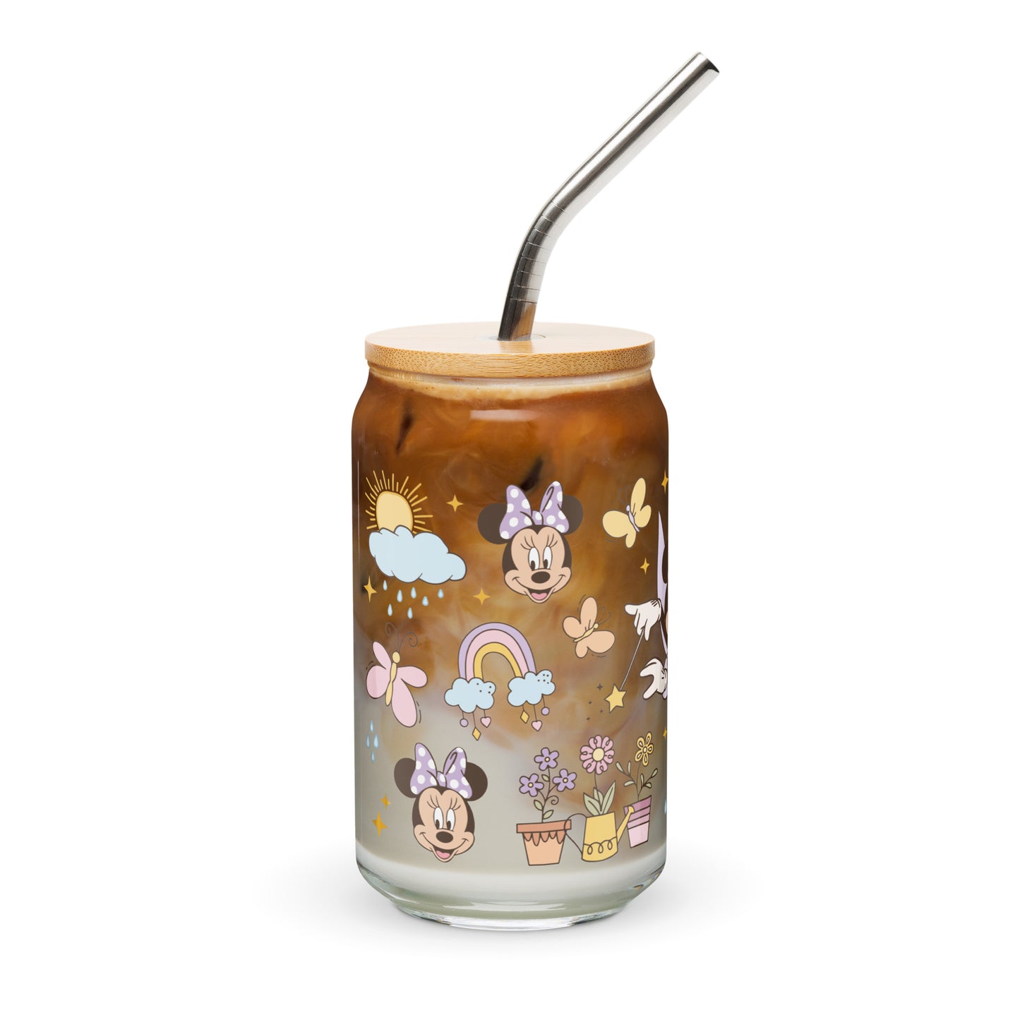 Minnie Mouse - 16oz Can-shaped Glass